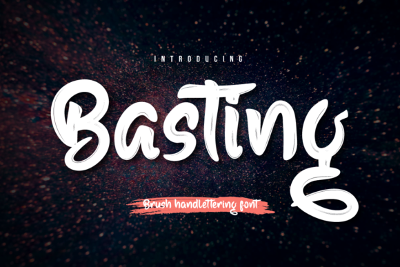 Basting: A Brush Font with Handcrafted Character