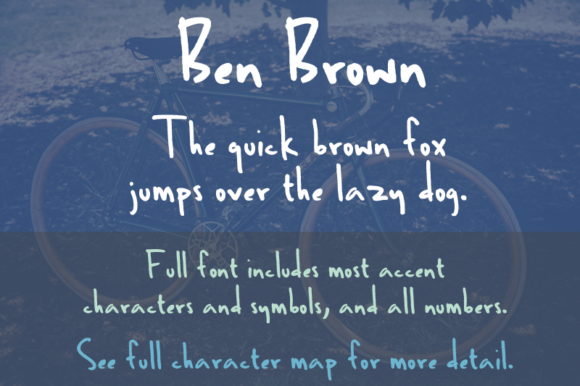 Ben Brown: A Handwritten Font with a Personal Story