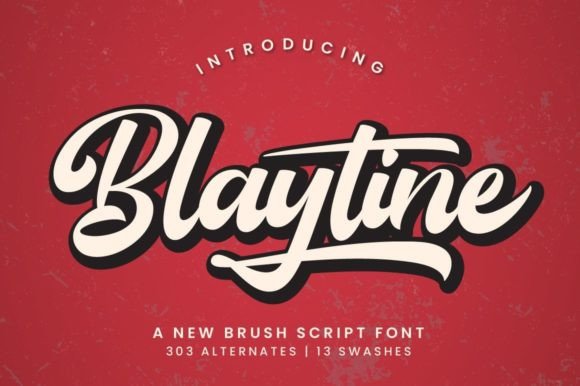 Blaytine: The Bold Brush Script That Brings Ideas to Life