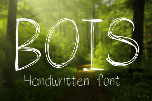 Bois: The Handwritten Font That Feels Like a Warm Hug