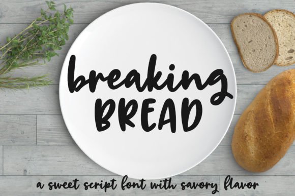 Breaking Bread: A Font That Brings Handmade Charm to Your Projects