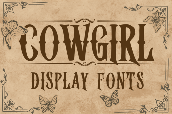 Cowgirl Font: A Bold Retro-Western Typeface for Modern Designers