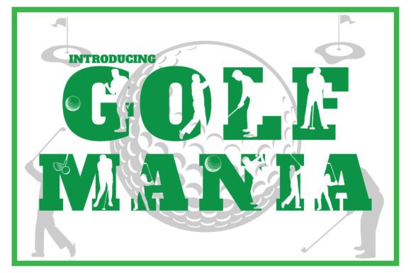 Golf Mania: A Font That Brings Playful Energy to Any Design