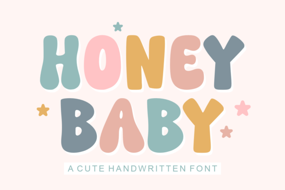 Honey Baby: A Sweet Retro Typeface for Playful Designs