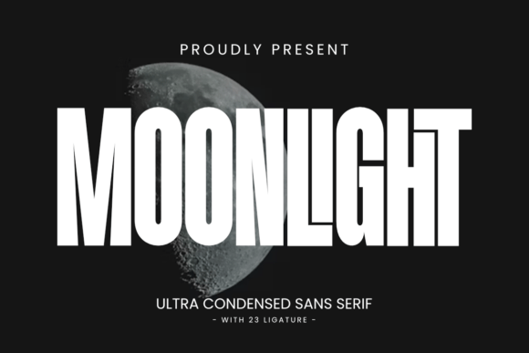 Moonlight: A Bold Typeface for Modern, Impactful Design