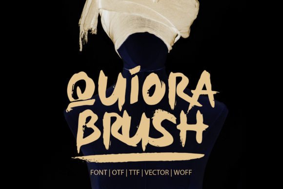 Quiora Brush: A Handwritten Font for Authentic Branding