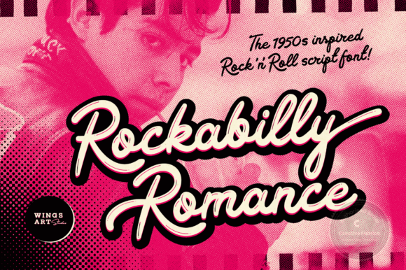 Rockabilly Romance: A Font That Sings with 1950s Spirit