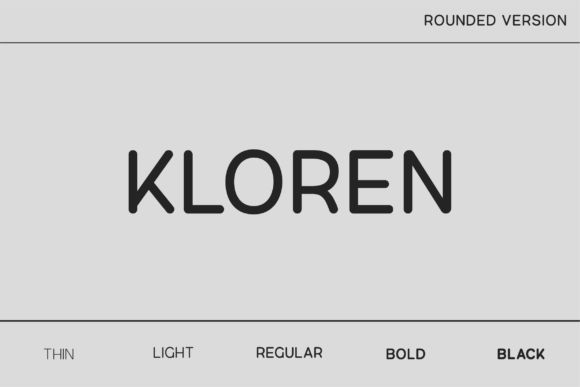 The Soft Power of Kloren Rounded for Modern Branding