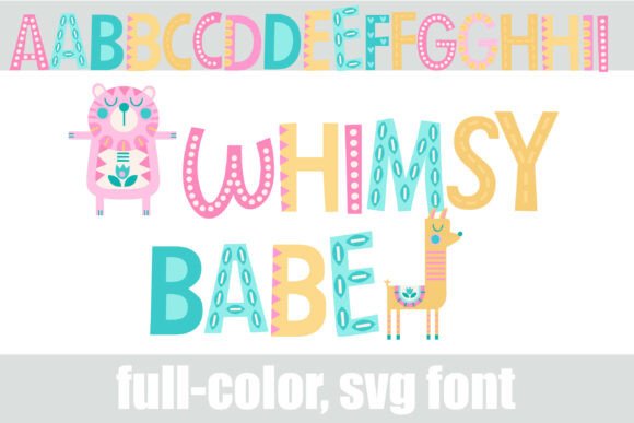 Unleash Joyful Design with the Whimsy Babe Typeface