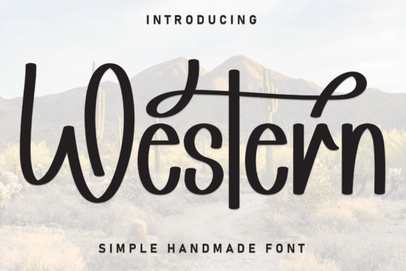 Western: A Handmade Font for Authentic Branding